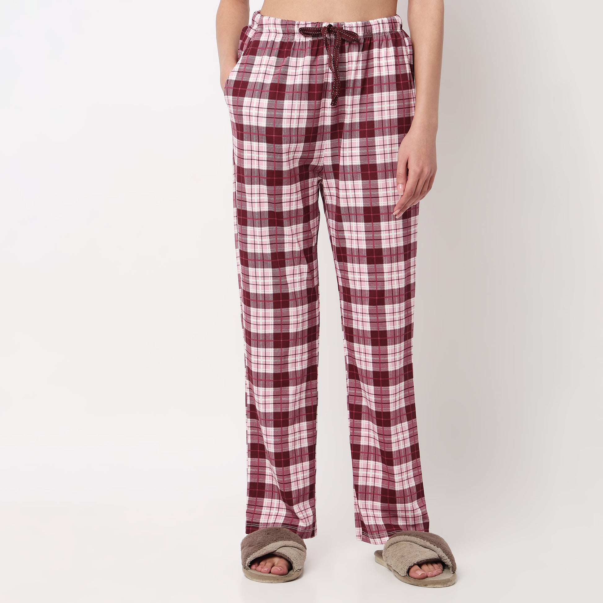 Cotton Checkered Lounge Pyjamas