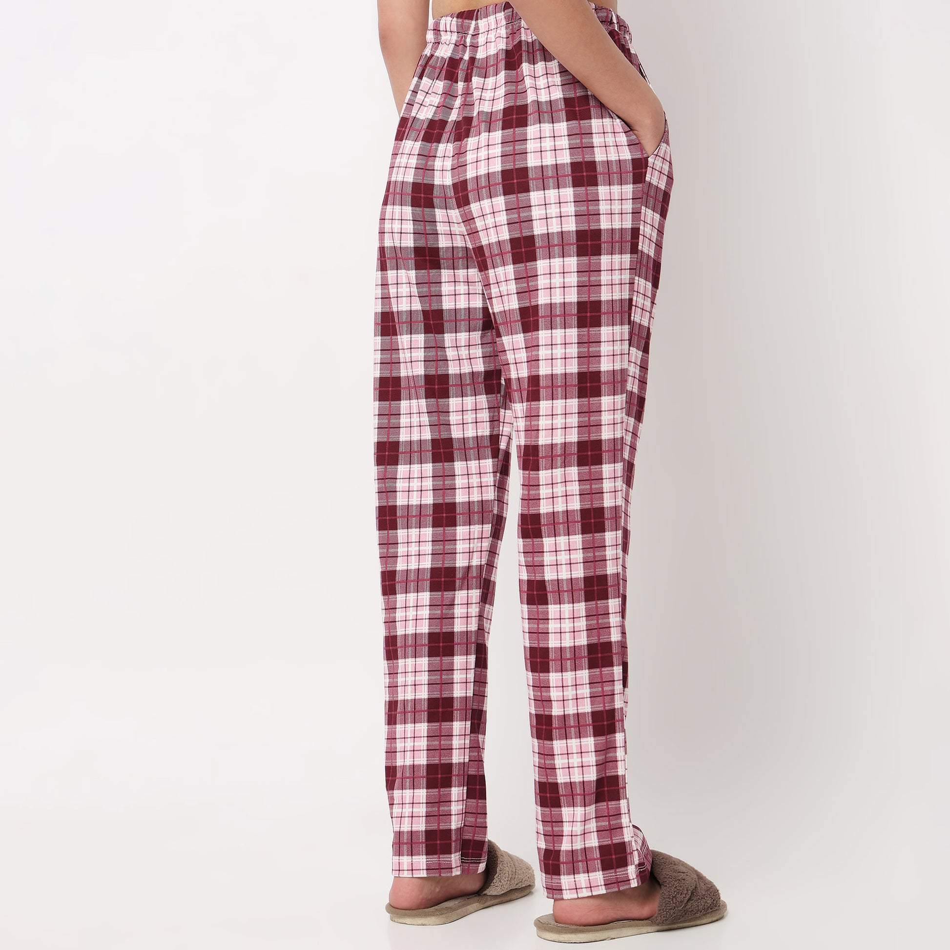 Cotton Checkered Lounge Pyjamas