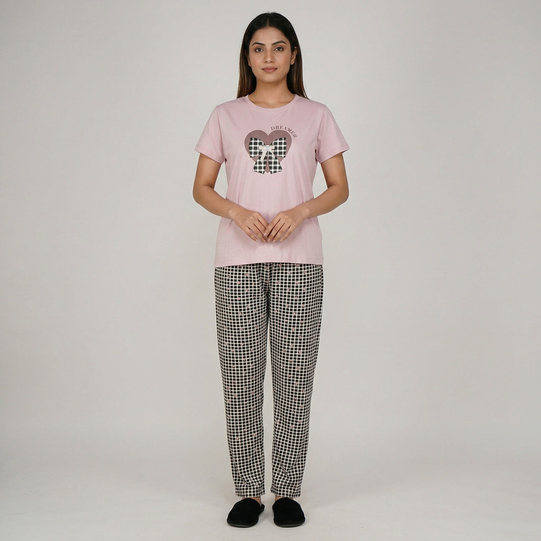 Cotton Checkered Core Pyjama