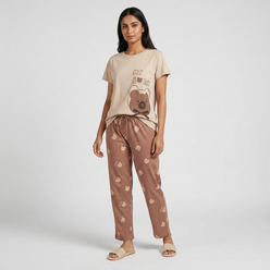 Cotton Printed Lounge Pyjama