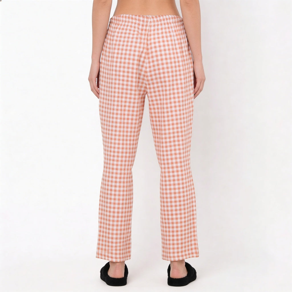 Cotton Checkered Lounge Pyjama