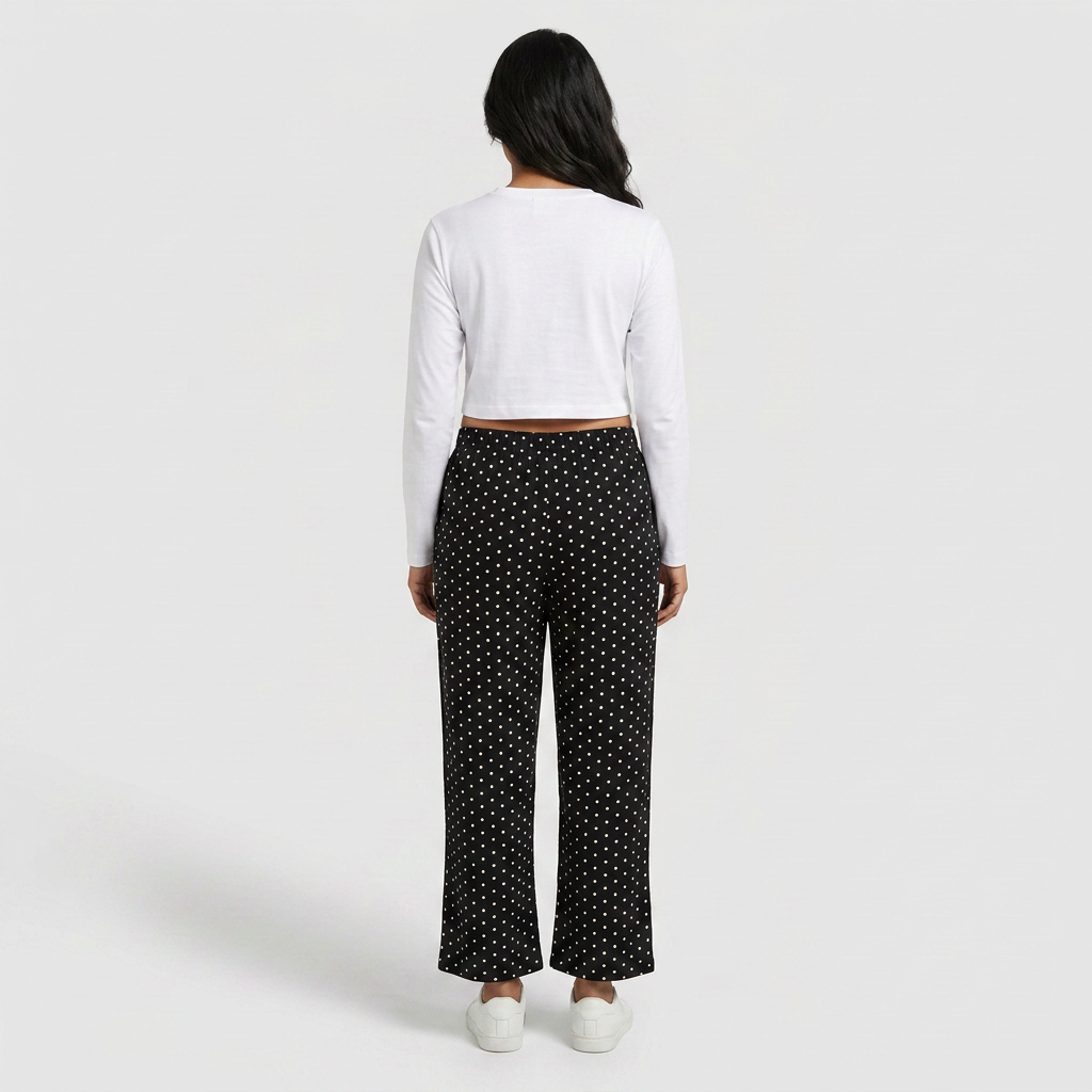 Cotton Polka Dot Lounge Pyjama