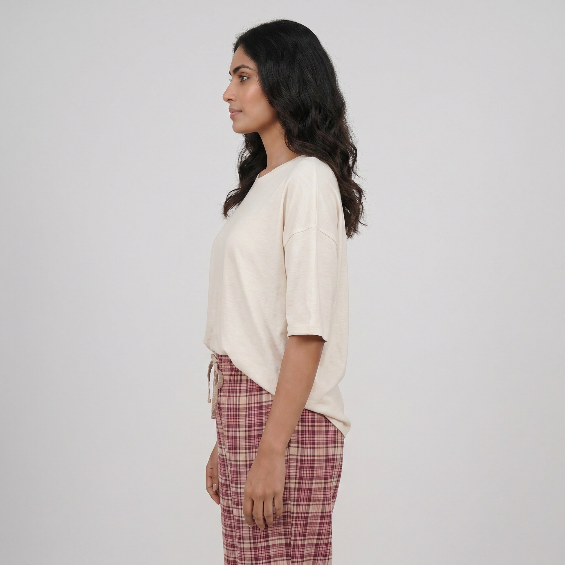 Cotton Checkered Lounge Pyjamas