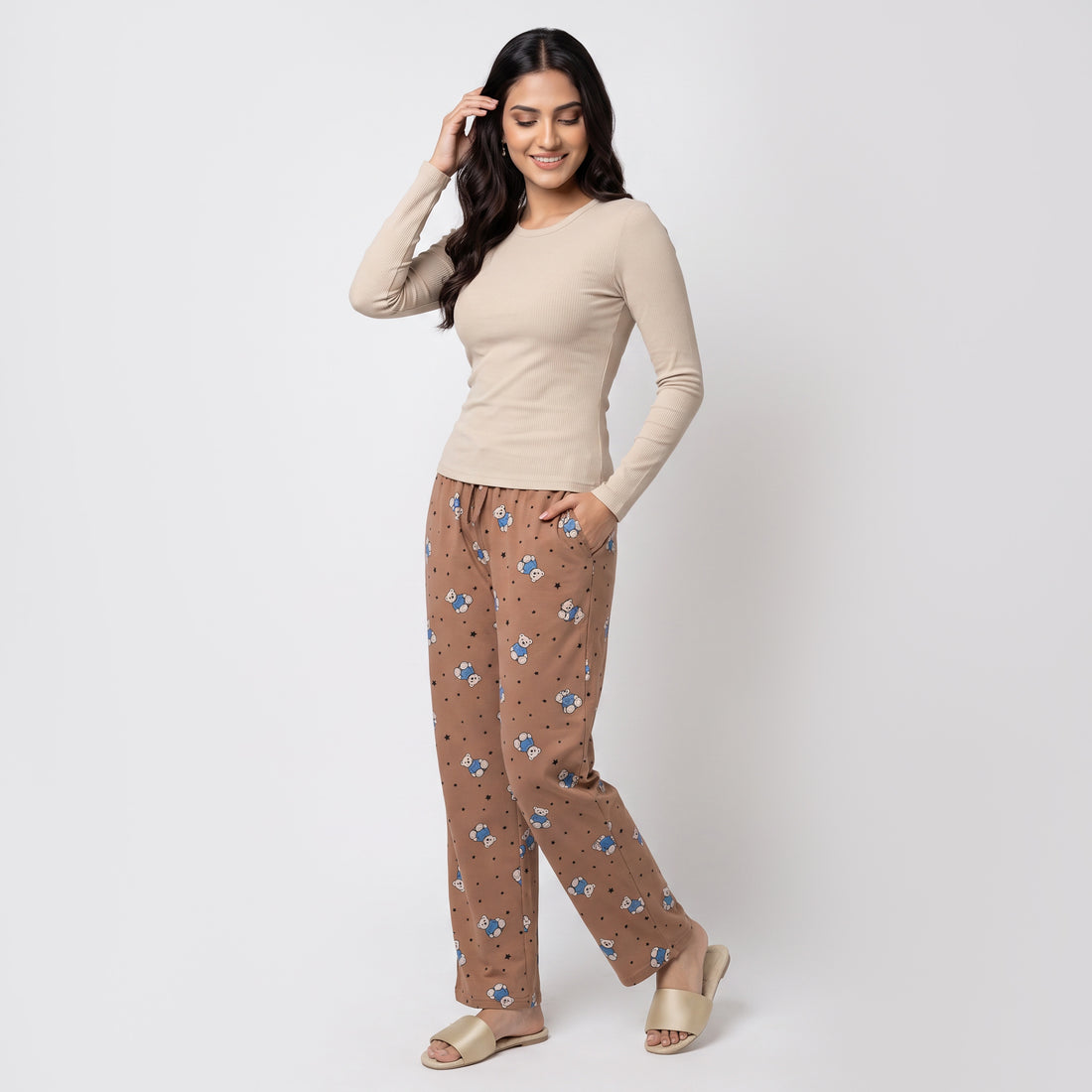 Cotton Printed Lounge Pyjama