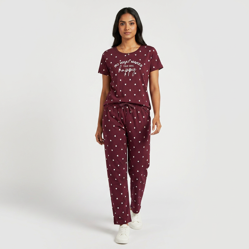 Cotton Printed Lounge Pyjama
