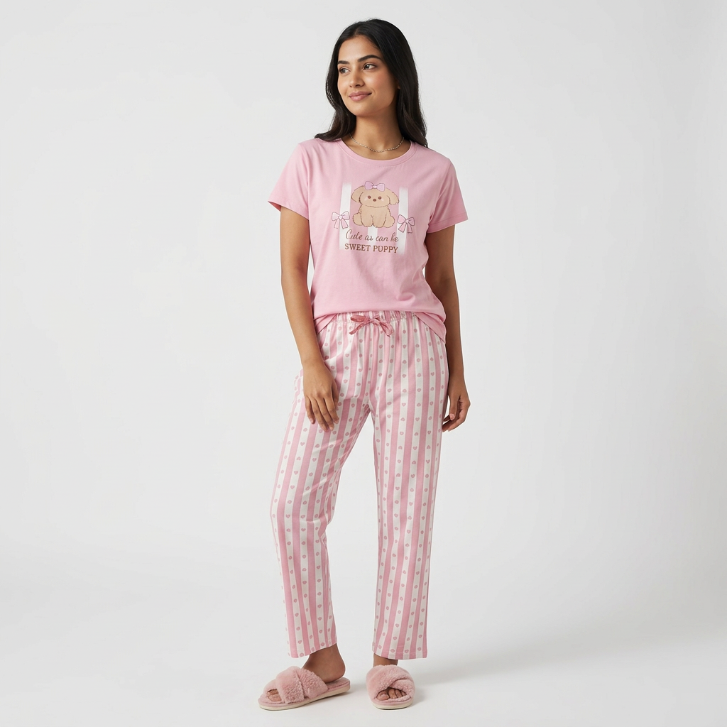 Cotton Printed Lounge Pyjama