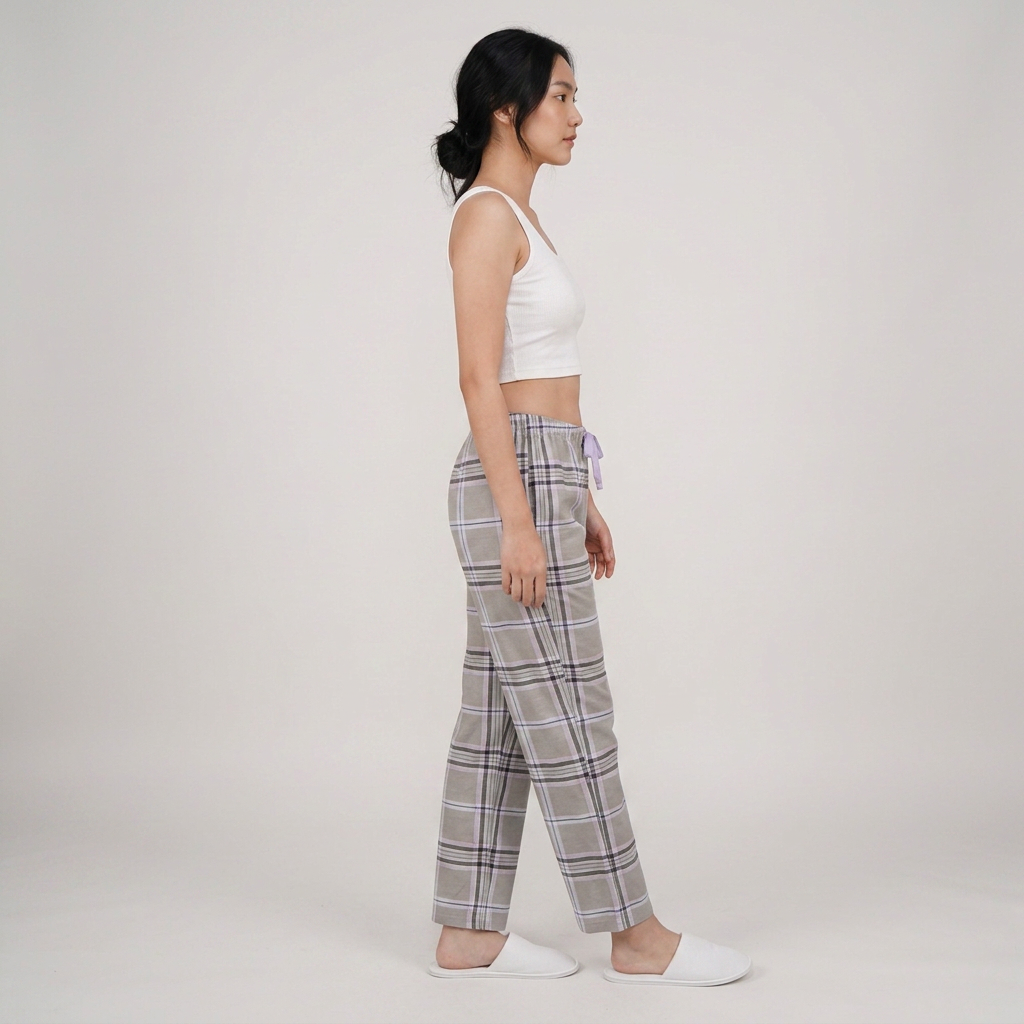Cotton Checkered Lounge Pyjama