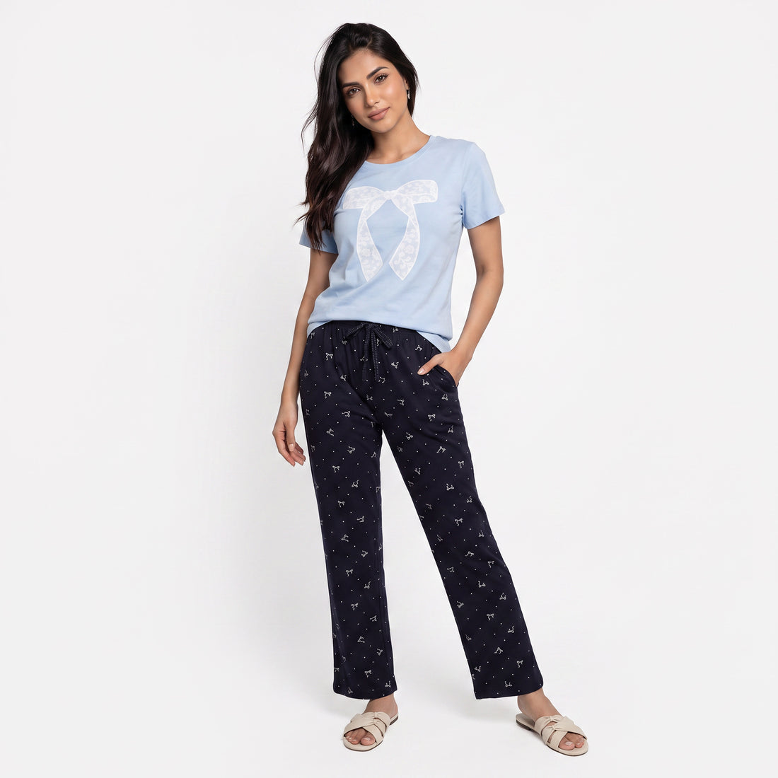 Cotton Printed Lounge Pyjama