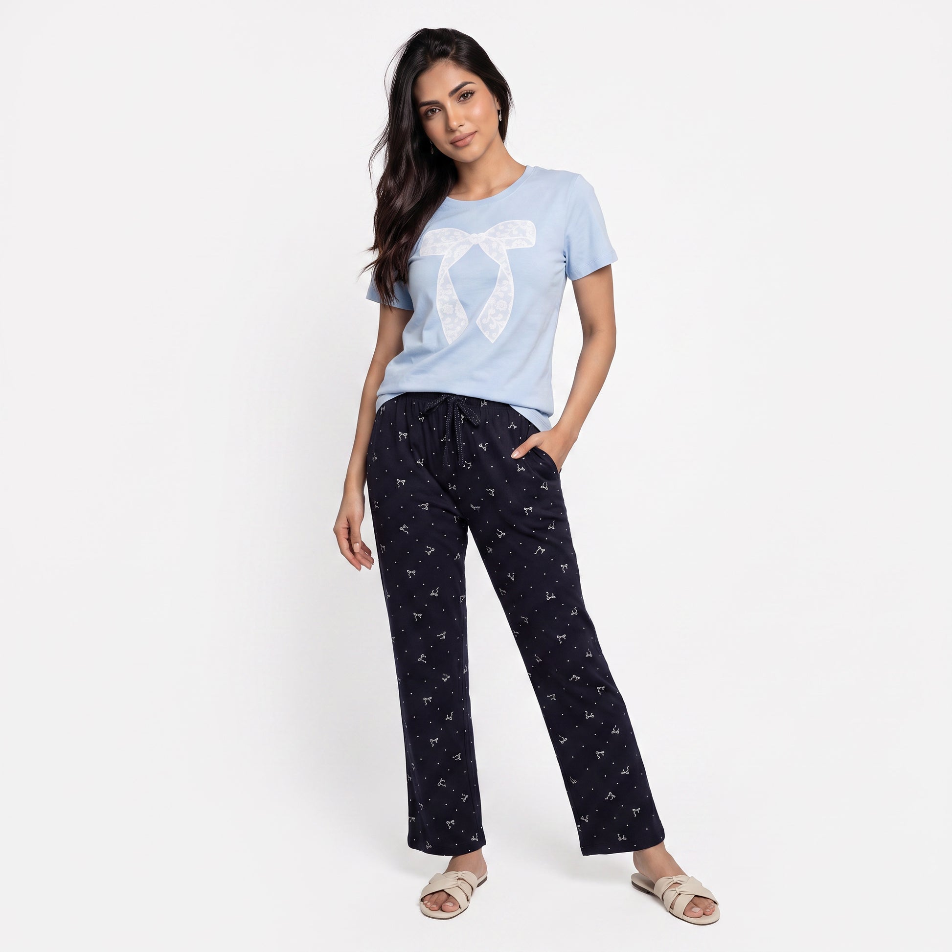 Cotton Printed Lounge Pyjama
