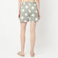 Regular Fit Polka Dot Mid Rise Shorts