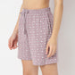 Self-Love Print Mid Rise Core Shorts