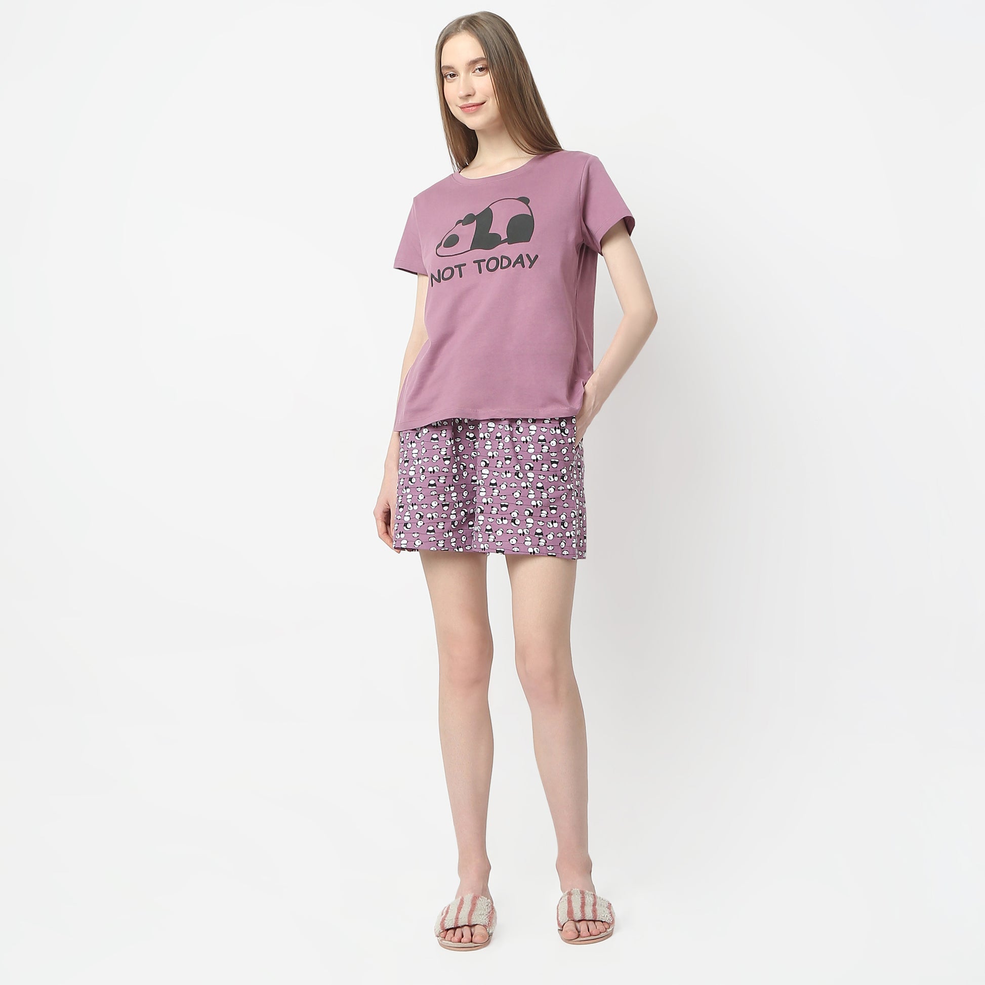 Regular Fit Printed Mid Rise Shorts