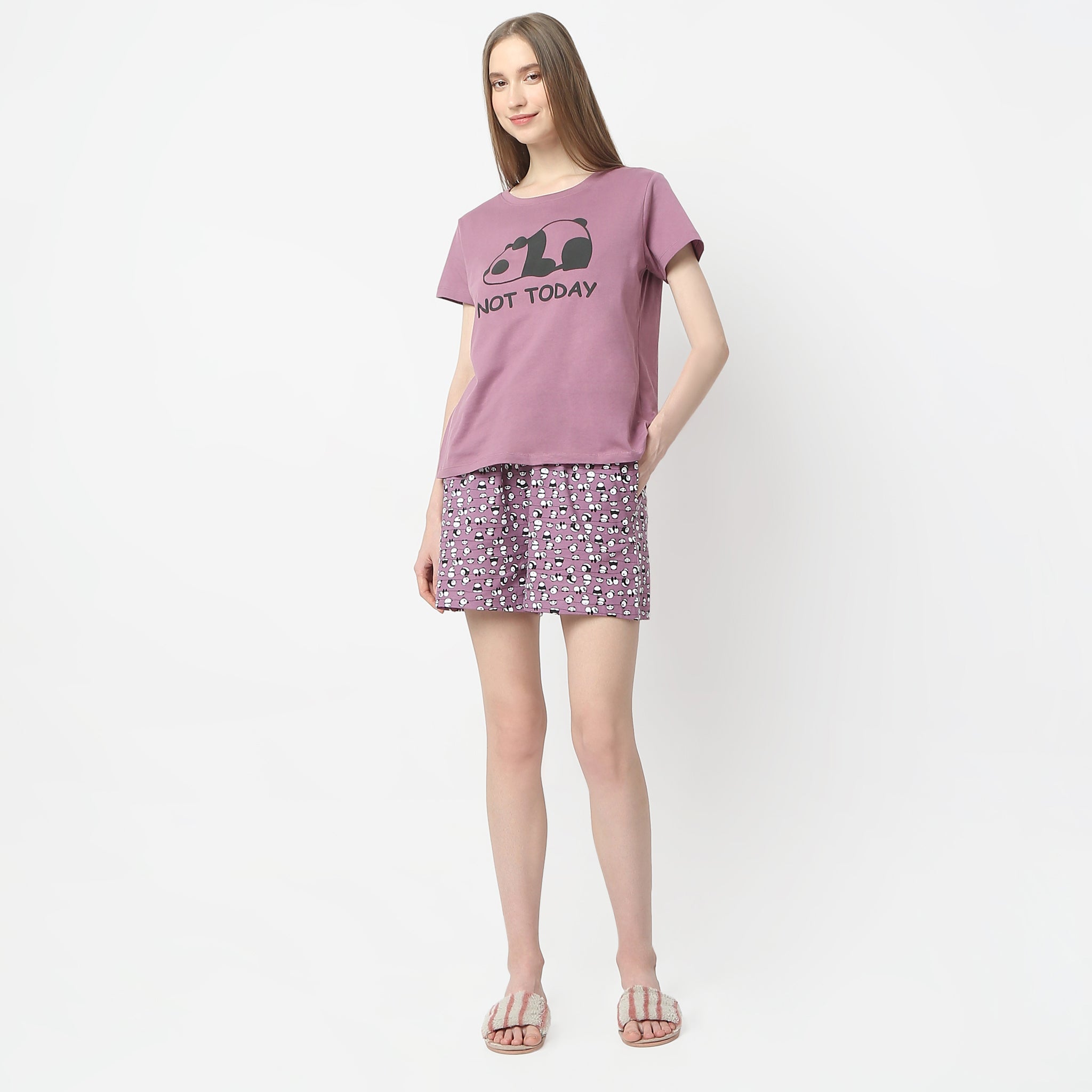 Regular Fit Printed Mid Rise Shorts