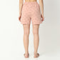 Regular Fit Printed Above Knee Mid Rise Shorts
