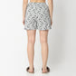 Regular Fit Printed Above Knee Mid Rise Shorts