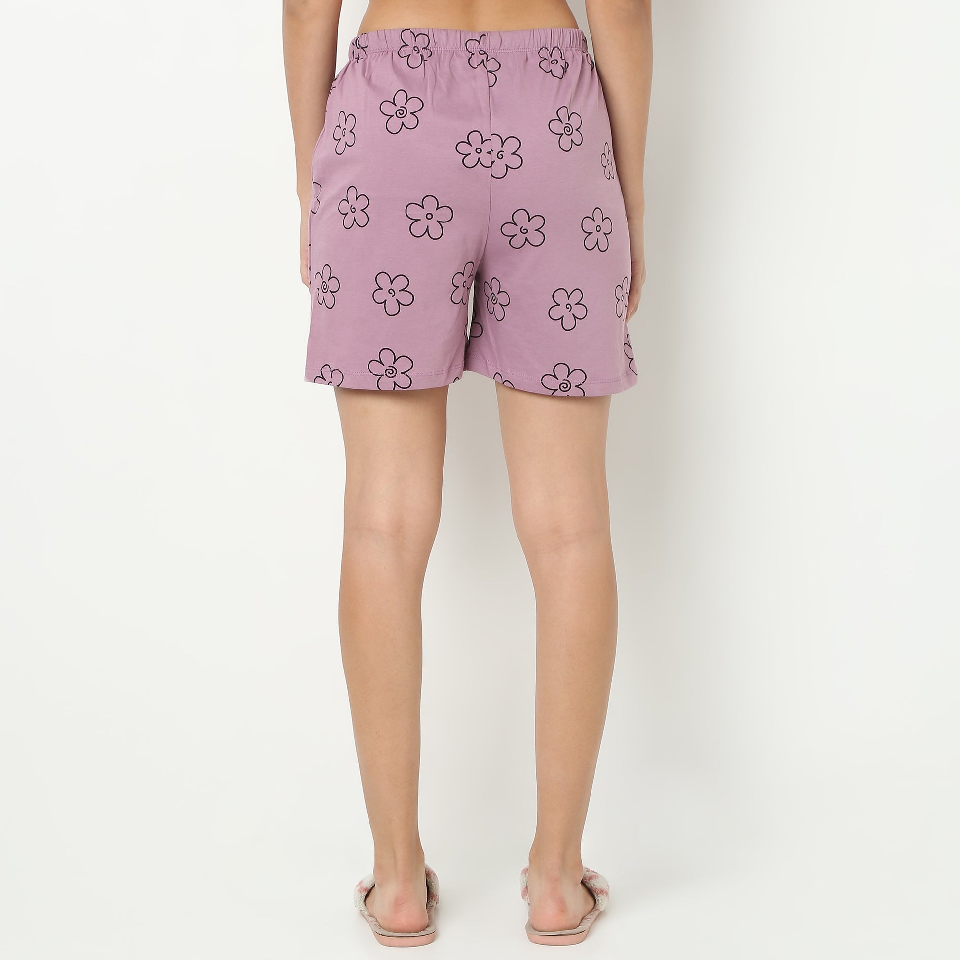 Floral Printed Loungewear Shorts