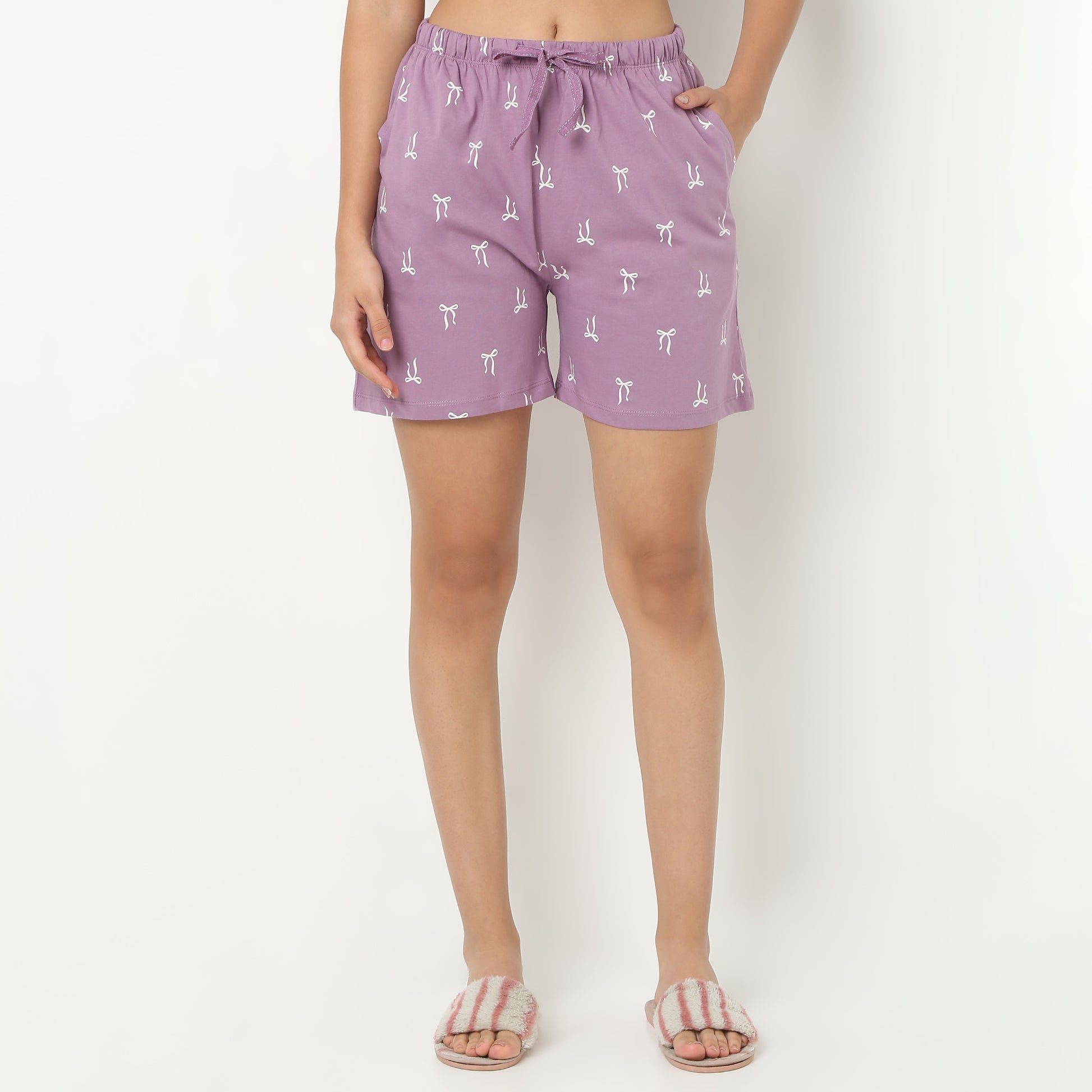 Printed Loungewear Shorts