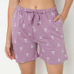Printed Loungewear Shorts