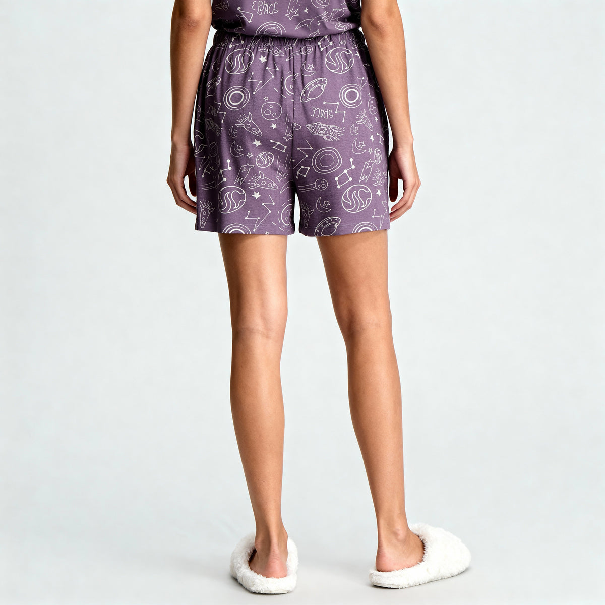 Cotton Printed Lounge Shorts