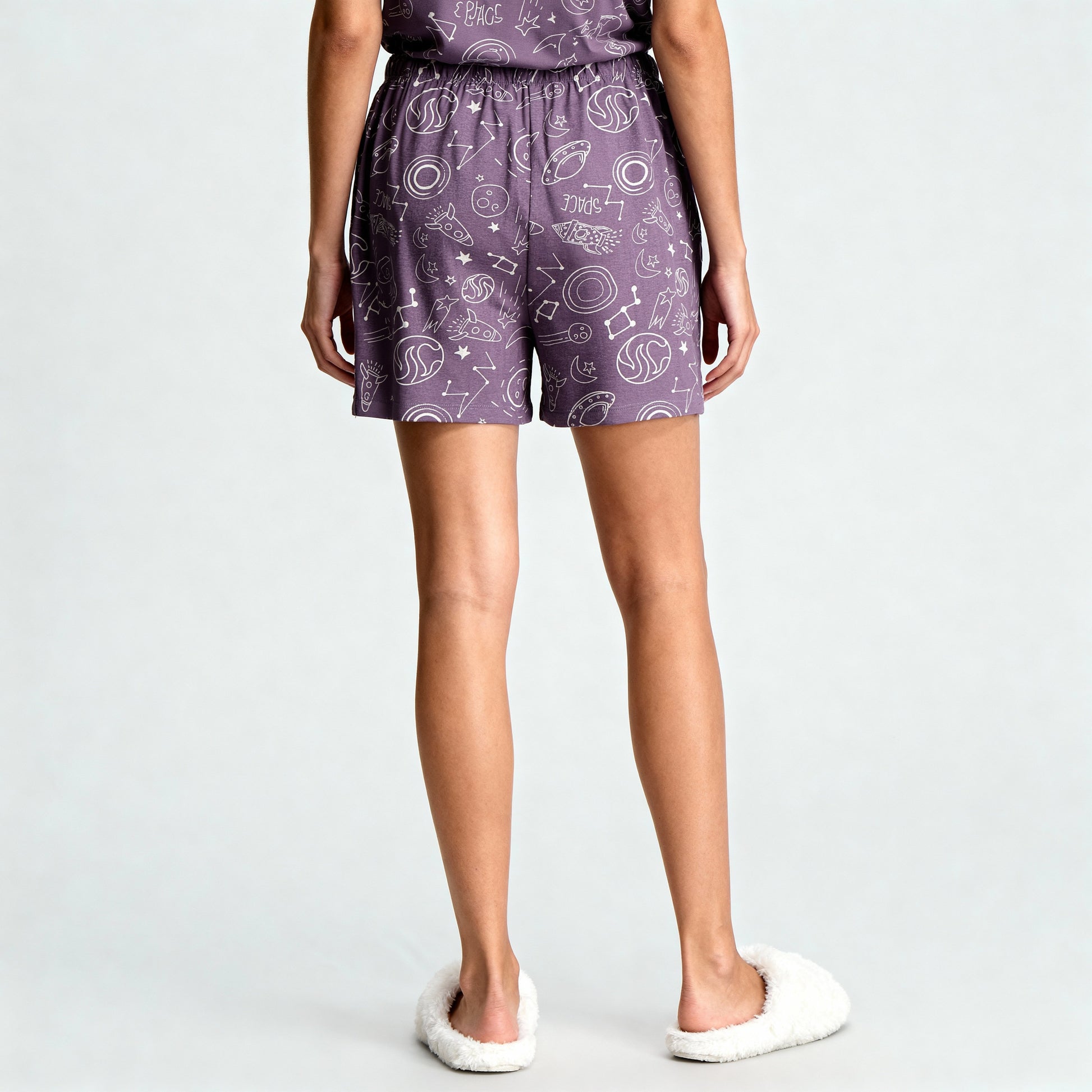 Cotton Printed Lounge Shorts