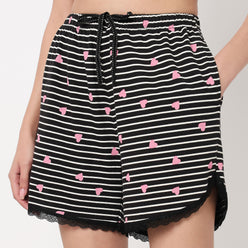 Cotton Printed Lounge Shorts