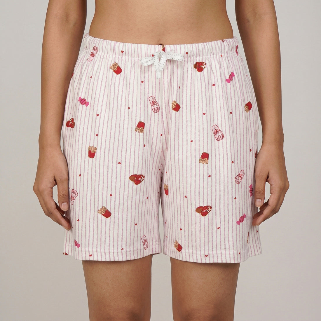 Cotton Printed Lounge Shorts