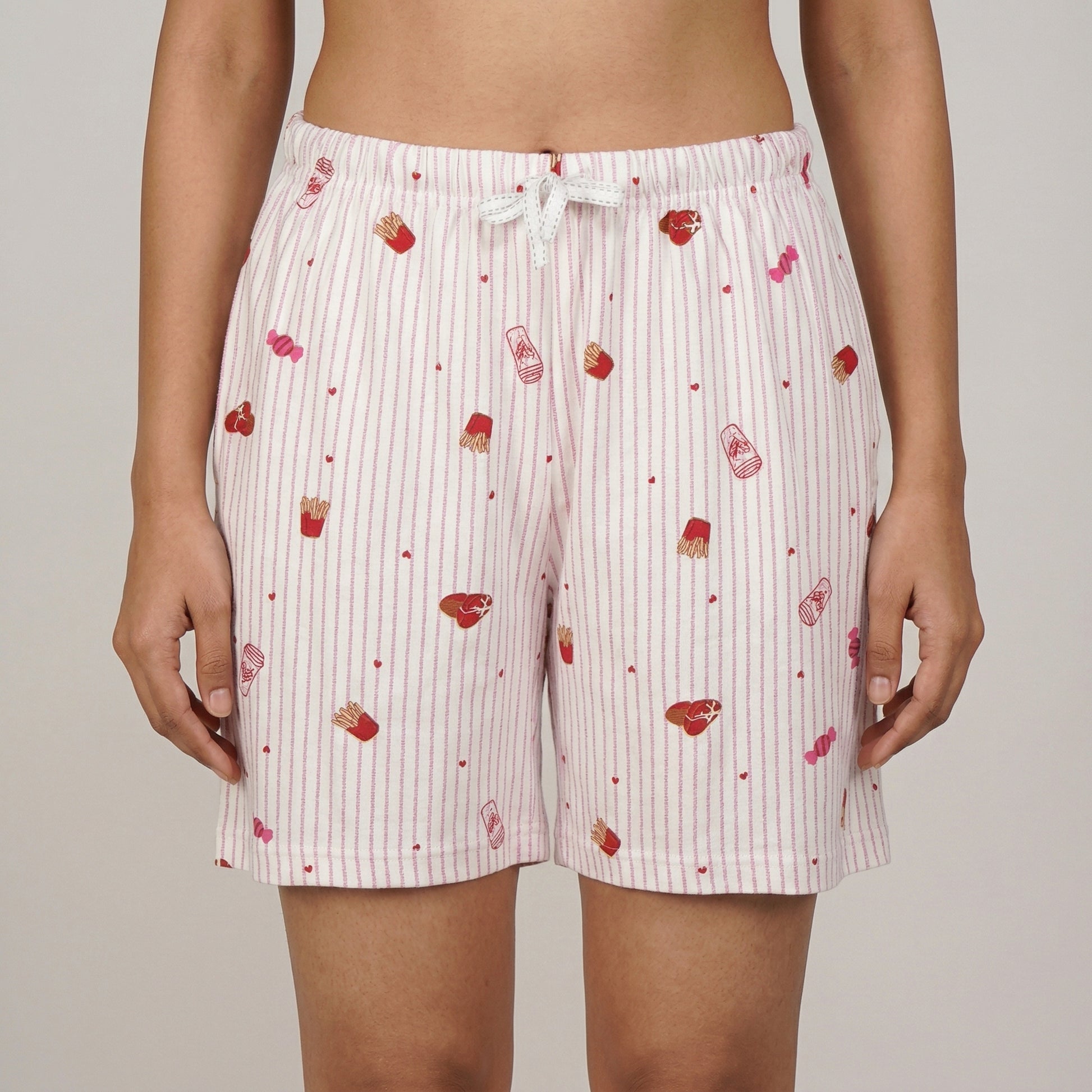 Cotton Printed Lounge Shorts