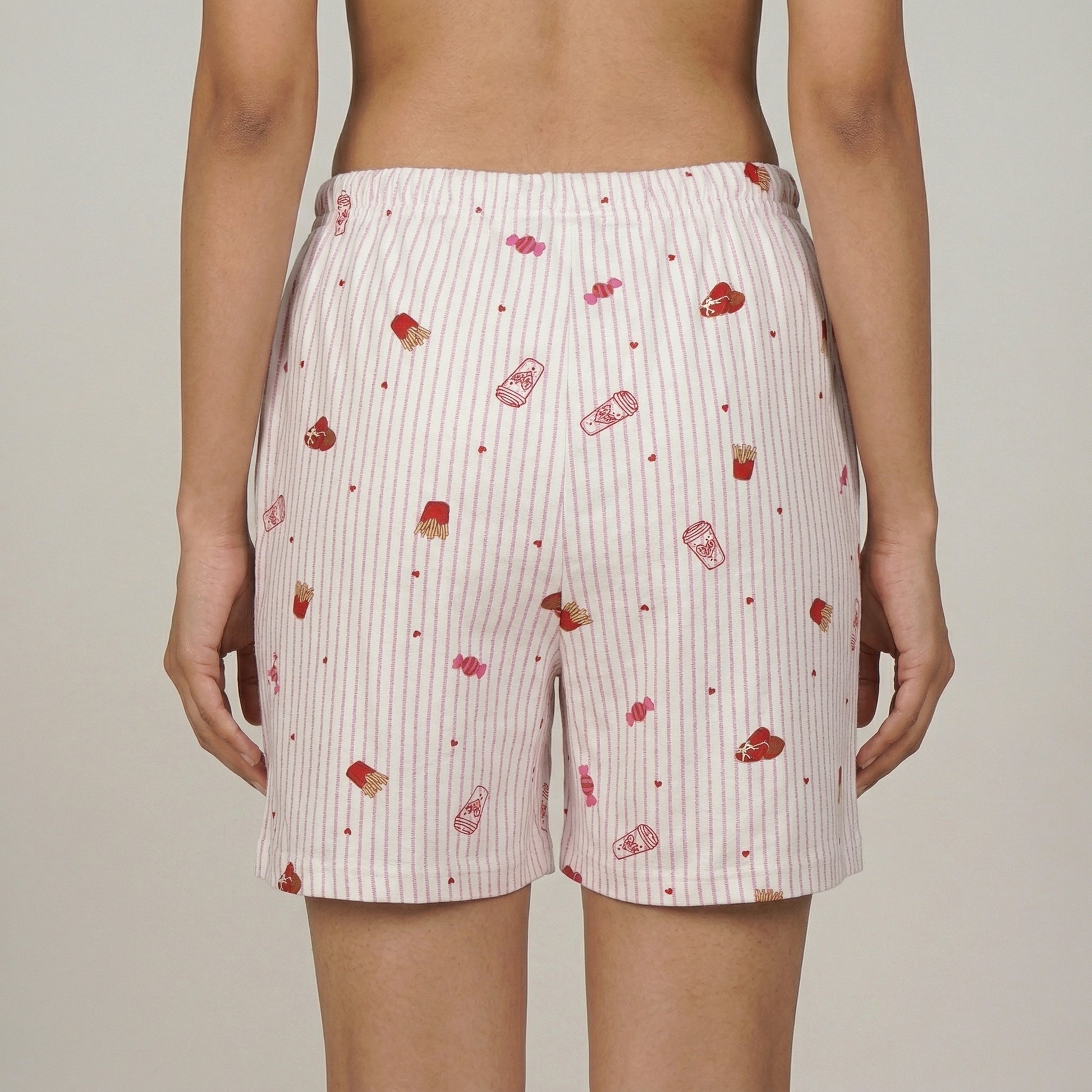 Cotton Printed Lounge Shorts