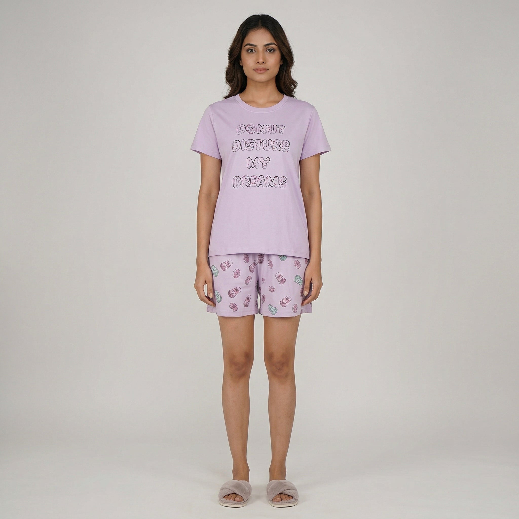 Cotton Printed Lounge Shorts