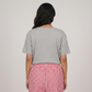 Cotton Checkered Lounge Shorts