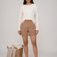 Cotton Printed Lounge Shorts