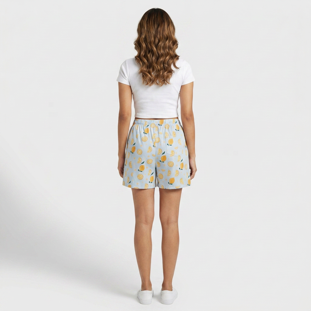 Cotton Printed Lounge Shorts
