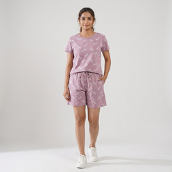 Cotton Printed Lounge Shorts