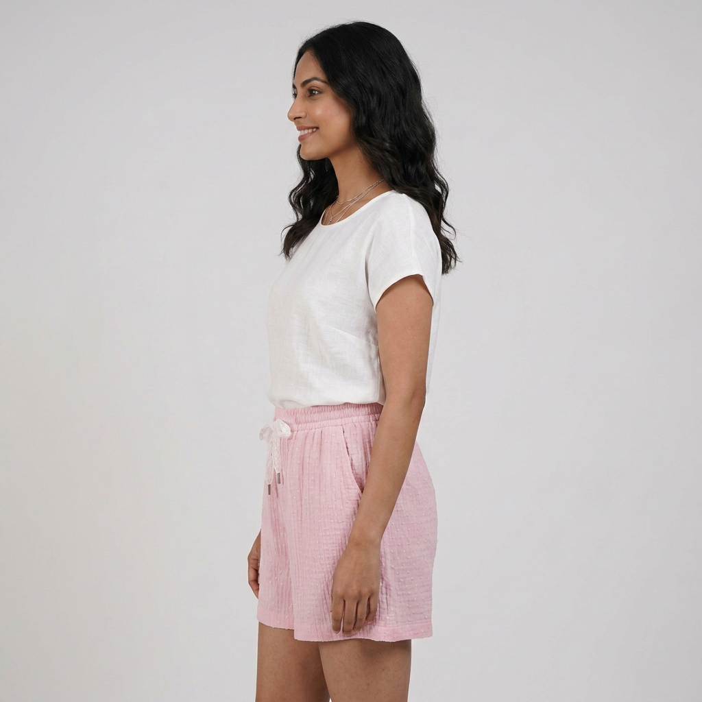 Cotton Printed Lounge Shorts