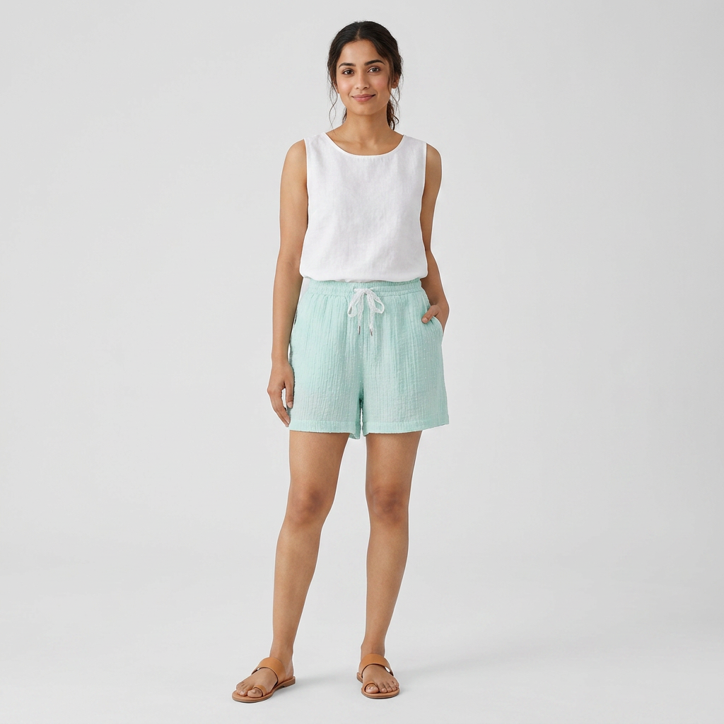 Cotton Printed Lounge Shorts