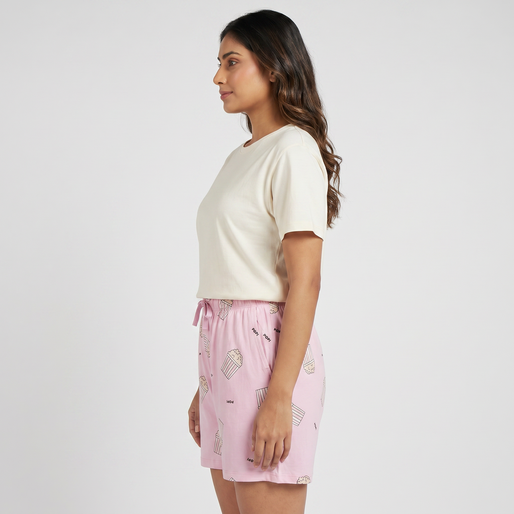 Cotton Printed Lounge Shorts