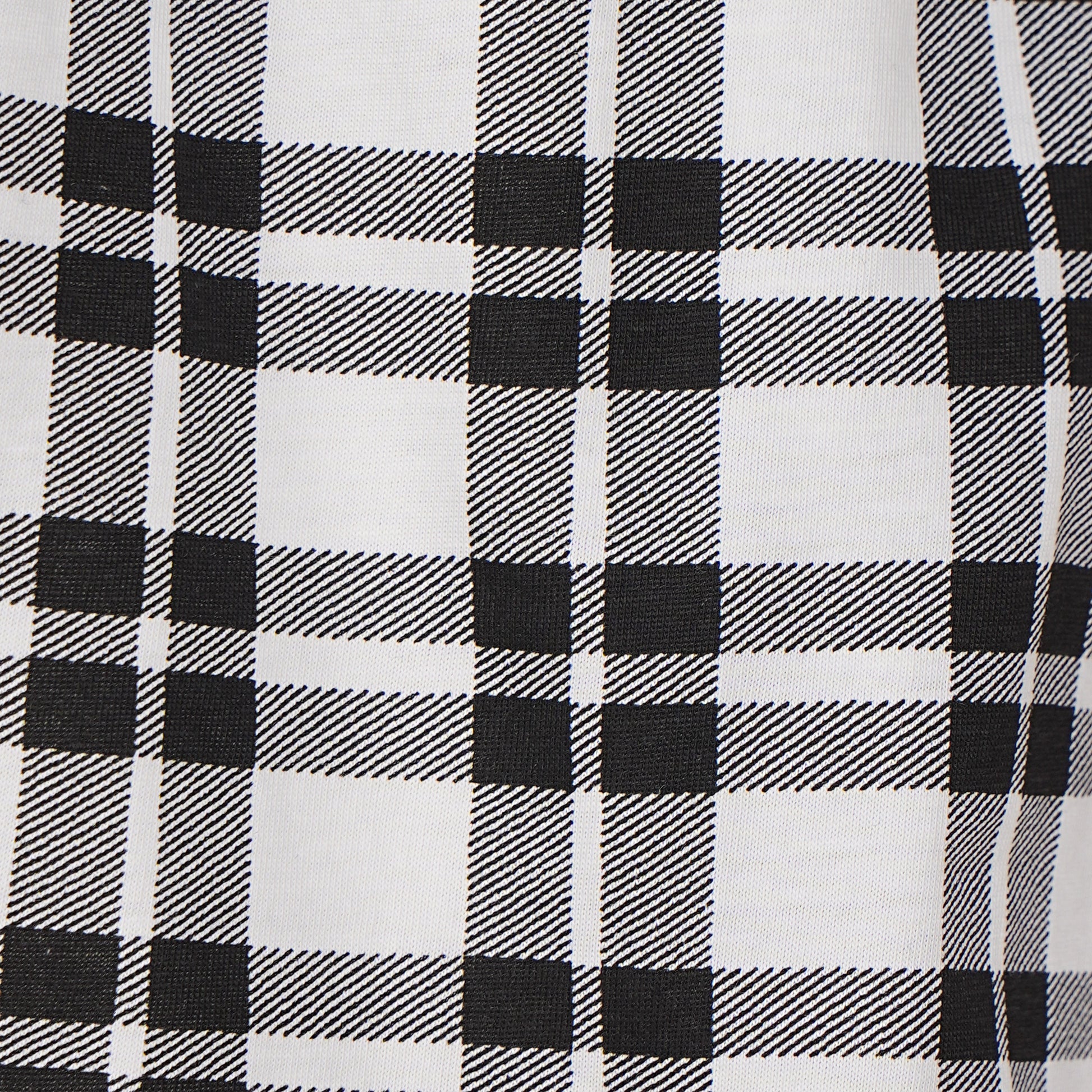 Cotton Checkered Lounge Shorts