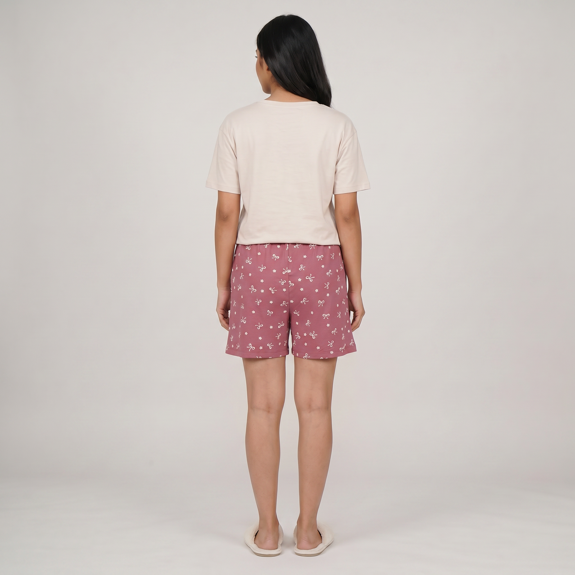 Cotton Printed Lounge Shorts