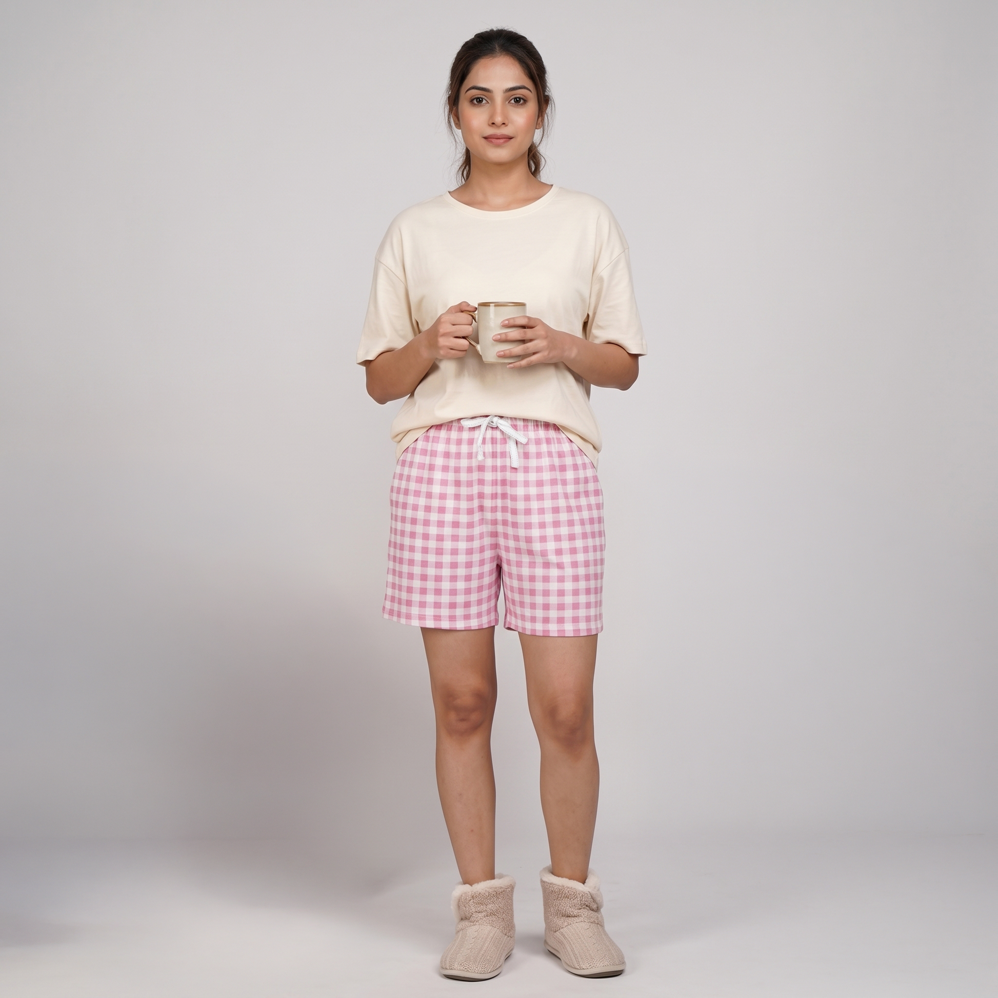 Cotton Printed Lounge Shorts