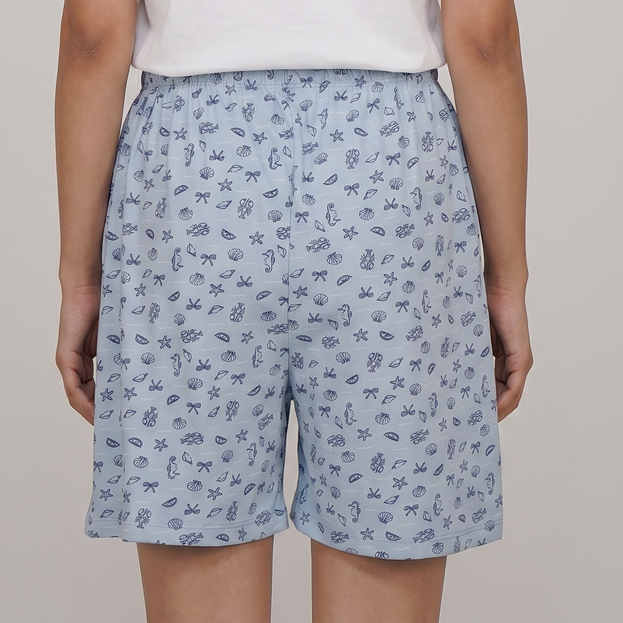 Cotton Printed Lounge Shorts