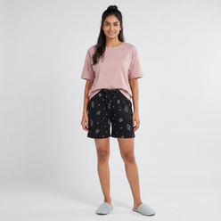 Cotton Printed Lounge Shorts