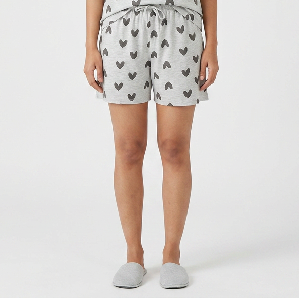 Cotton Printed Lounge Shorts