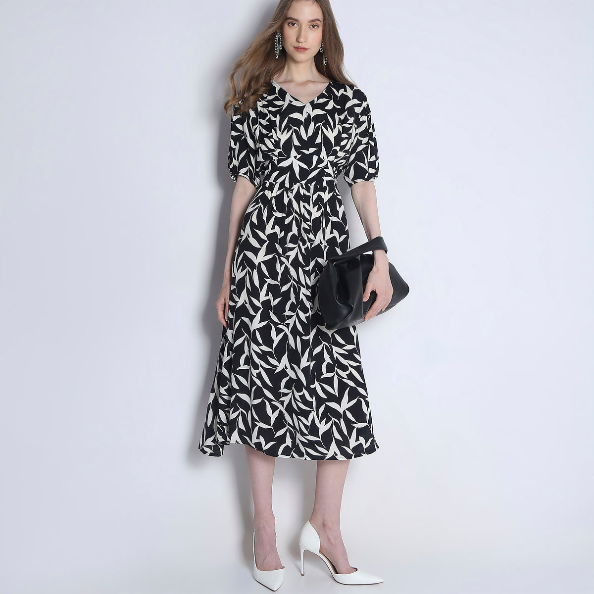 Regular Fit Printed Dress