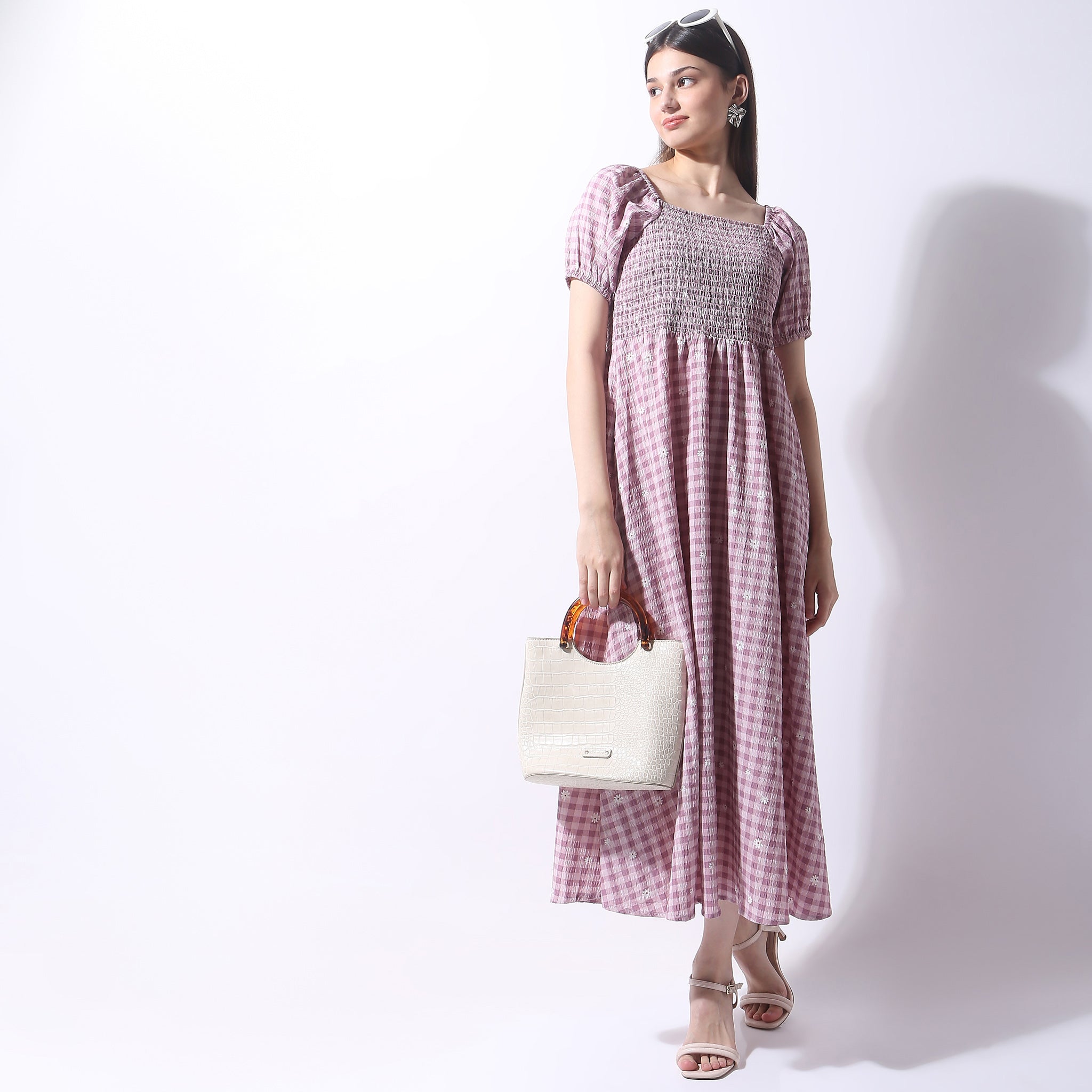 Regular Fit Printed Dress