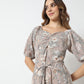 Regular Fit Printed Dress