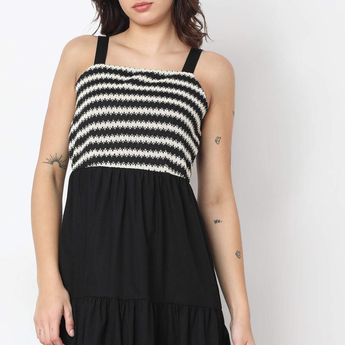 Regular Fit Crochet Dress