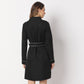 Knee Length Collar Full Sleeve Dress
