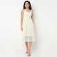 Lace Polyester Sleeveless Dress