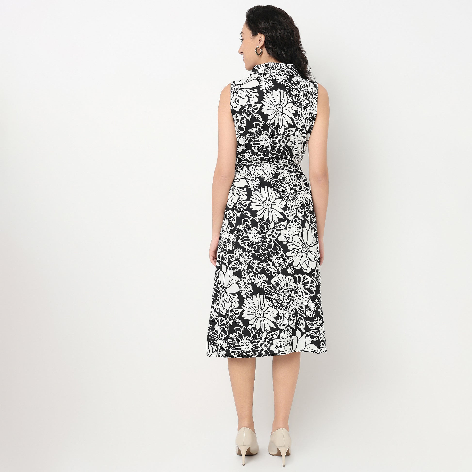 Order Now Women Floral Shirt Collar Flare Fit Western Wear Isabella by Style Union