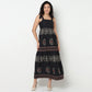 Buy Women Flare Fit Tribal Sleeveless Dress  - Style Union